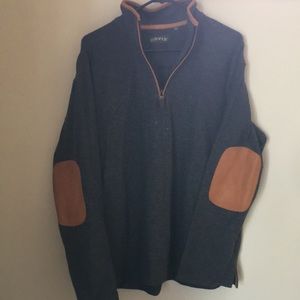 Men’s 1/4 zip gray sweater